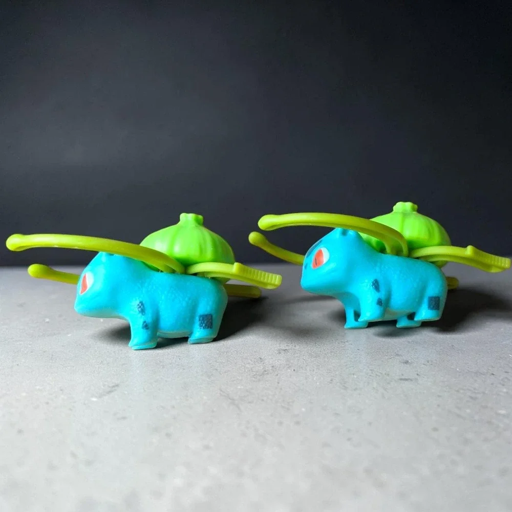 Burger King‎ Pokemon Bulbasaur Detective Pikachu Movie Toy 2019 Lot of 2 Figures